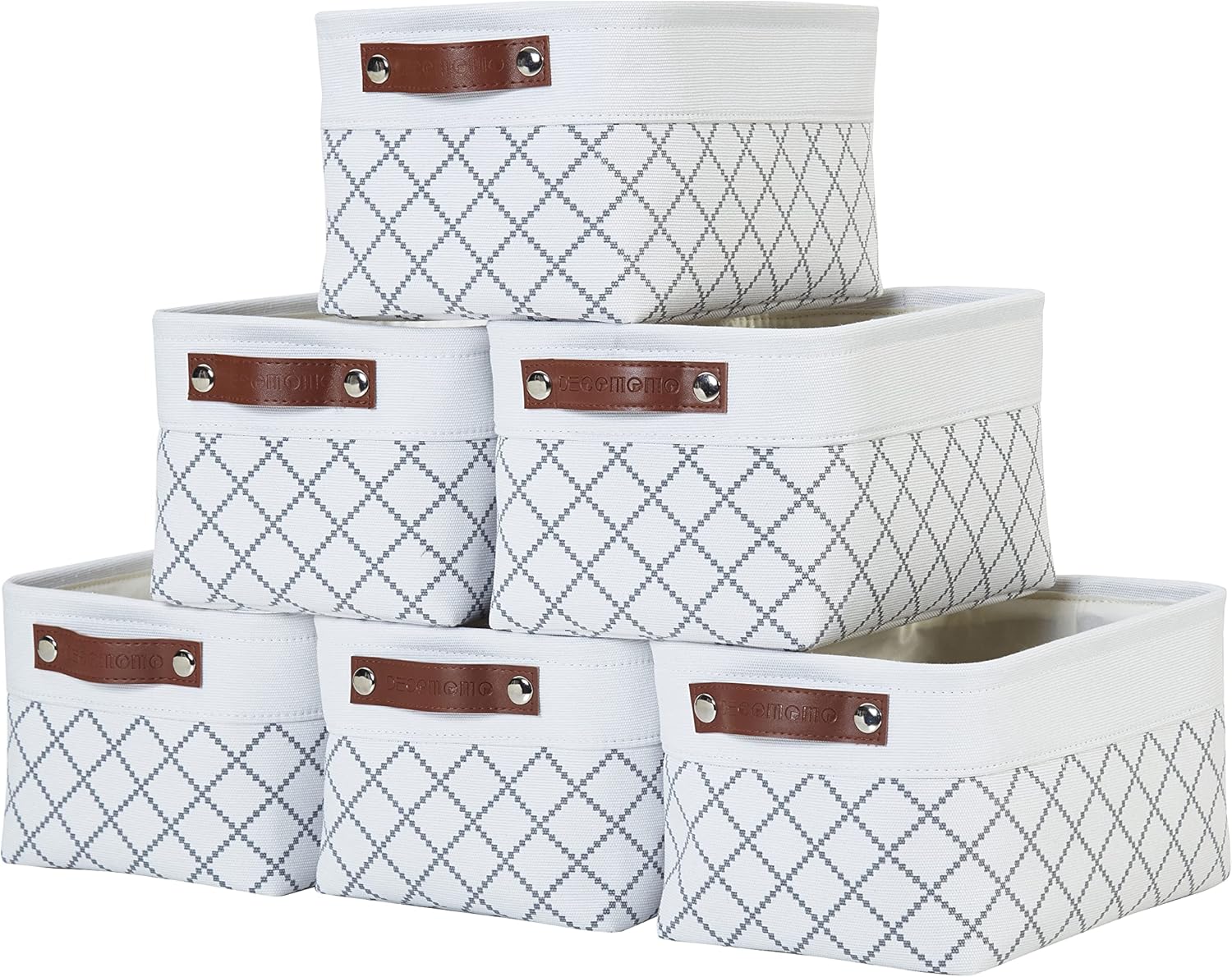 DECOMOMO Small Storage Basket Set for Organizing Your Home