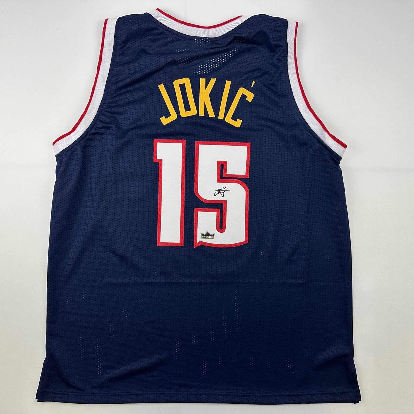 Facsimile Autographed Nikola Jokic Denver Blue Jersey XL