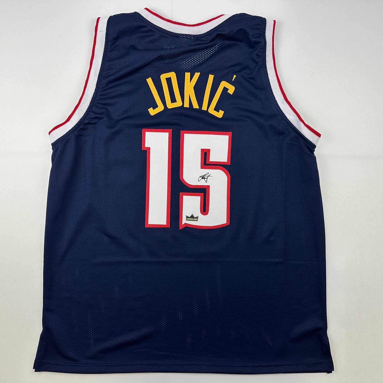 Facsimile Autographed Nikola Jokic Denver Blue Jersey XL