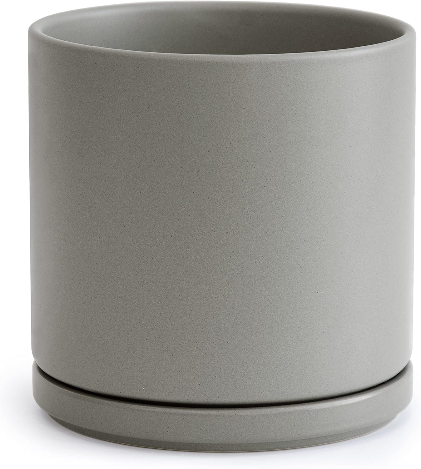D'vine Dev 10 Inch Ceramic Planter Pot with Drainage Hole
