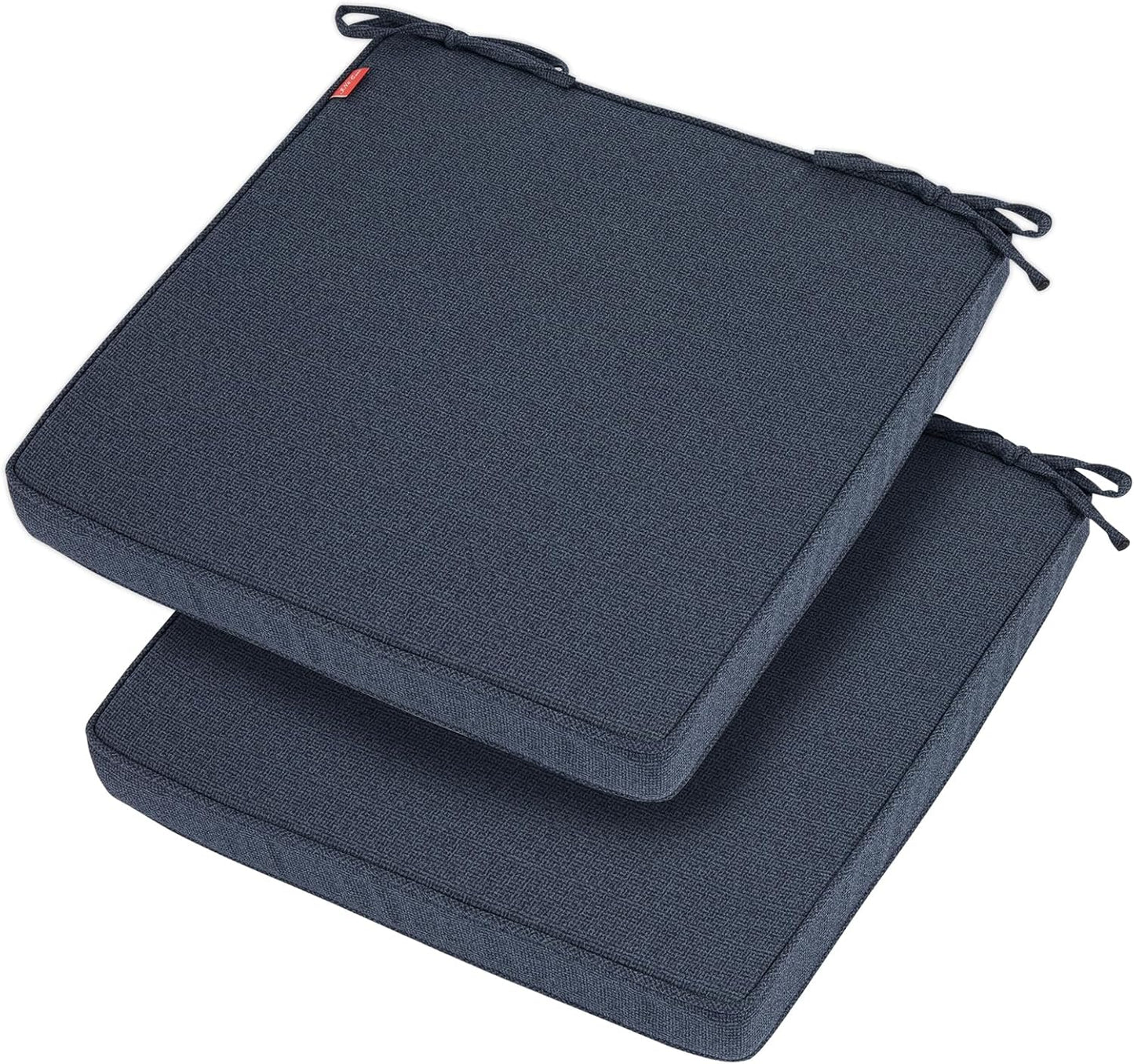 Patio Chair Cushion Set of 2 for Indoor and Outdoor Use