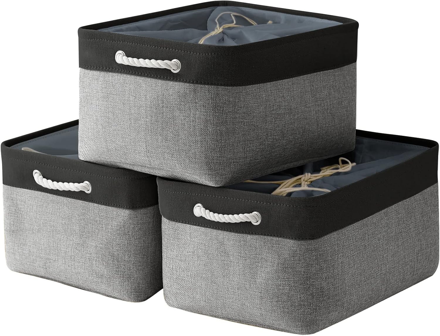TheWarmHome Collapsible Storage Bins - Organize Your Space