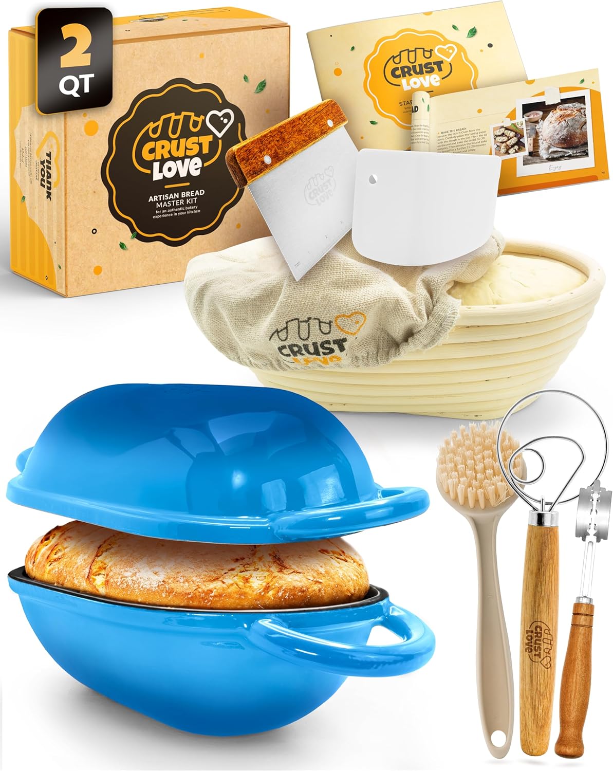 Loaf Pan for Bread Baking - Perfect Crust with CRUSTLOVE Tools