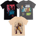 Star Wars The Mandalorian Darth Vader Chewbacca T-Shirt Pack