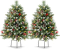 34in Prelit Small Christmas Tree with Lights - Battery Operated Accent