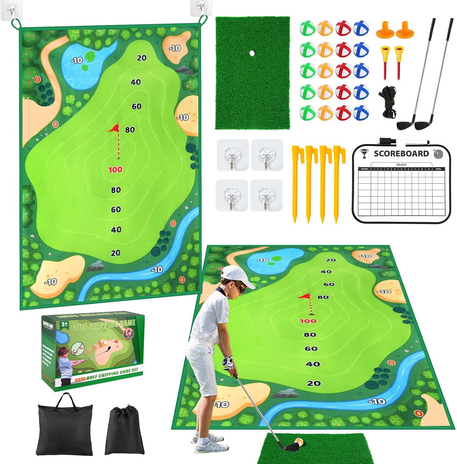 Large Sticky Golf Target for Indoor & Outdoor Fun!