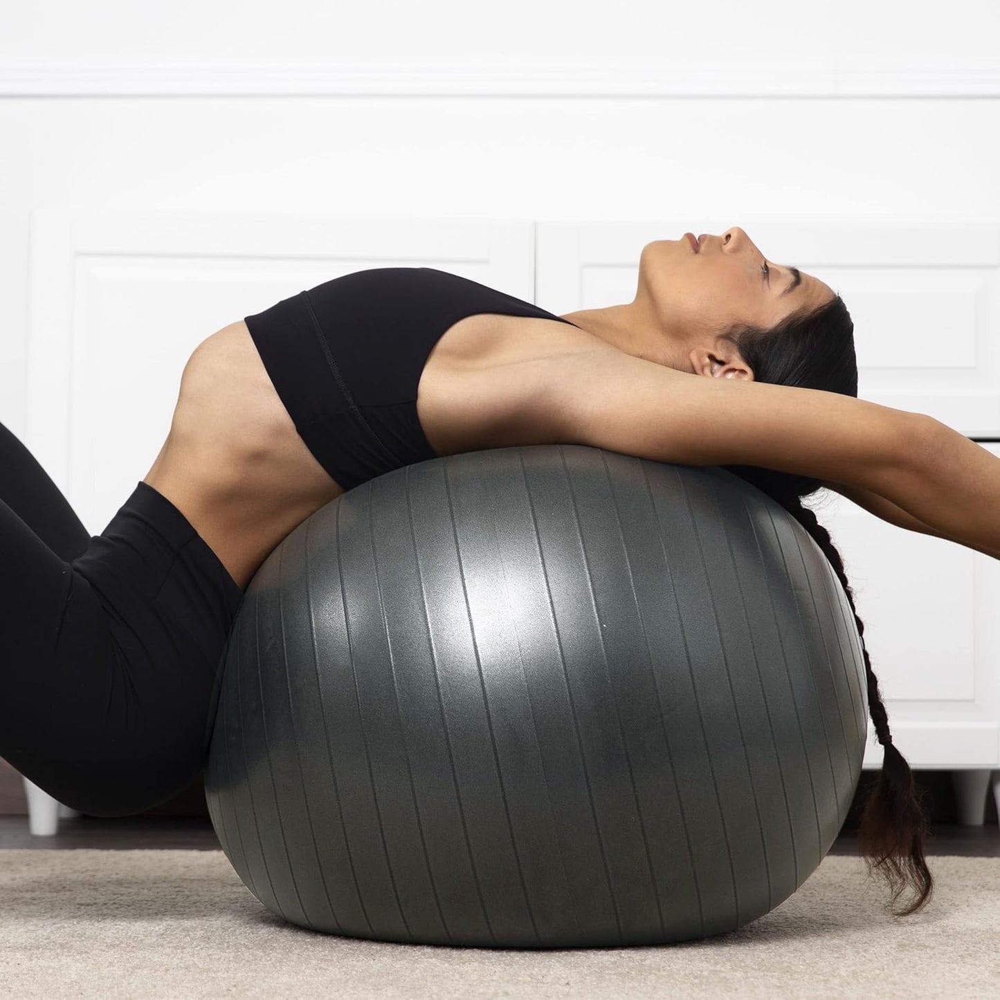 MICRODRY Yoga Ball: Enhance Core Strength!