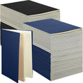 Kraft Notebook Journals A5 100 Pack - Bulk Lined Notebooks for Notes