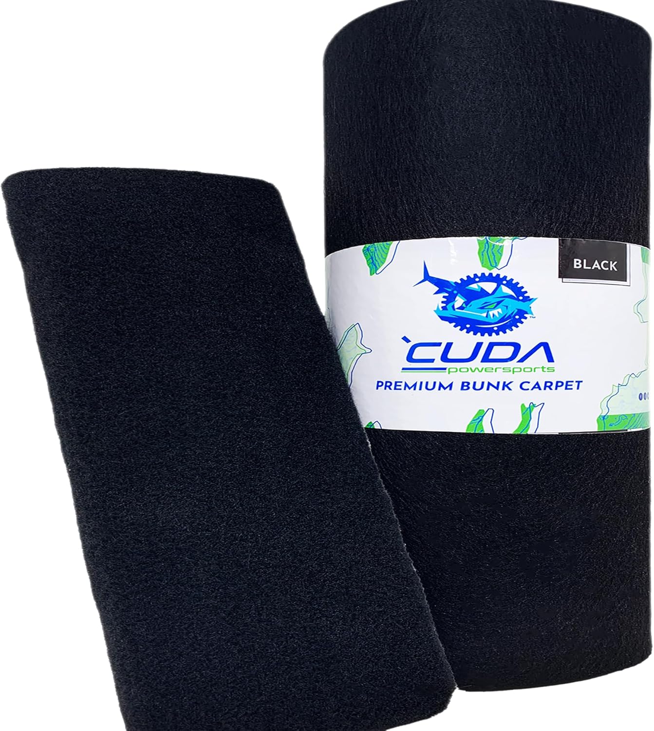Cuda Boat Trailer Bunk Carpet - Premium Marine Grade 15ft Long
