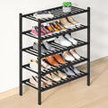 Smiry Bamboo Shoe Rack for Closet 5 Tier - Space-Saving Organizer