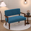 Blue Love Seat Arm Chair - Cozy Comfort!