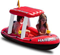 Zone Tech Boat Inflatable Pool Float for Kids - Rescue Squirter