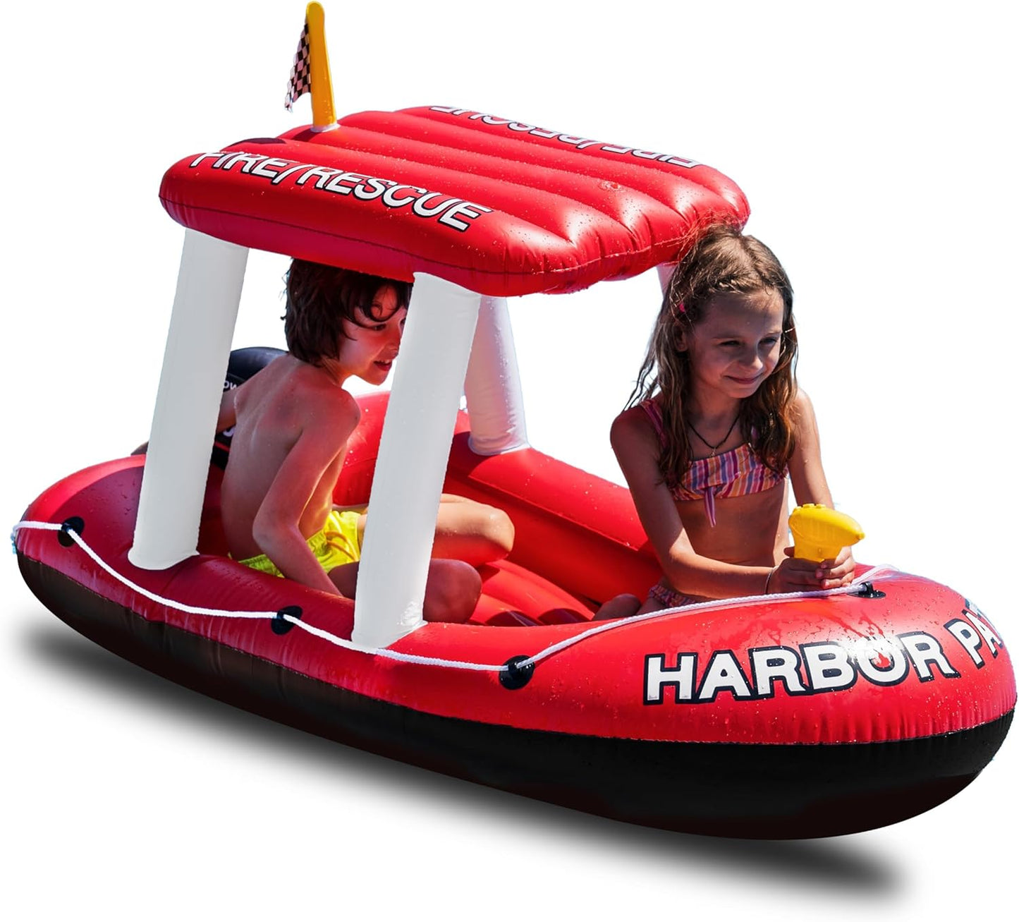 Zone Tech Inflatable Boat Pool Float for Kids and Toddlers