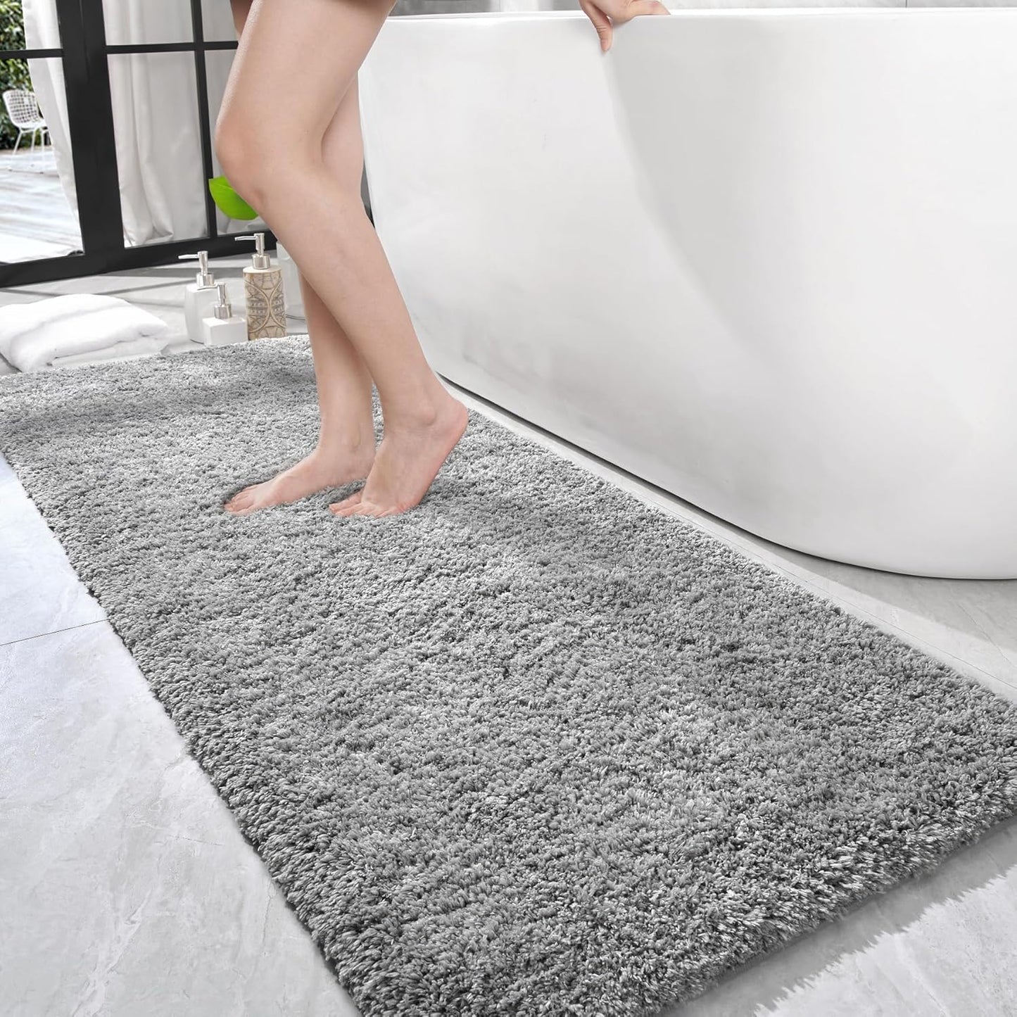 LOCHAS Bathroom Rug Runner 24x70 Inch for Soft Comfort