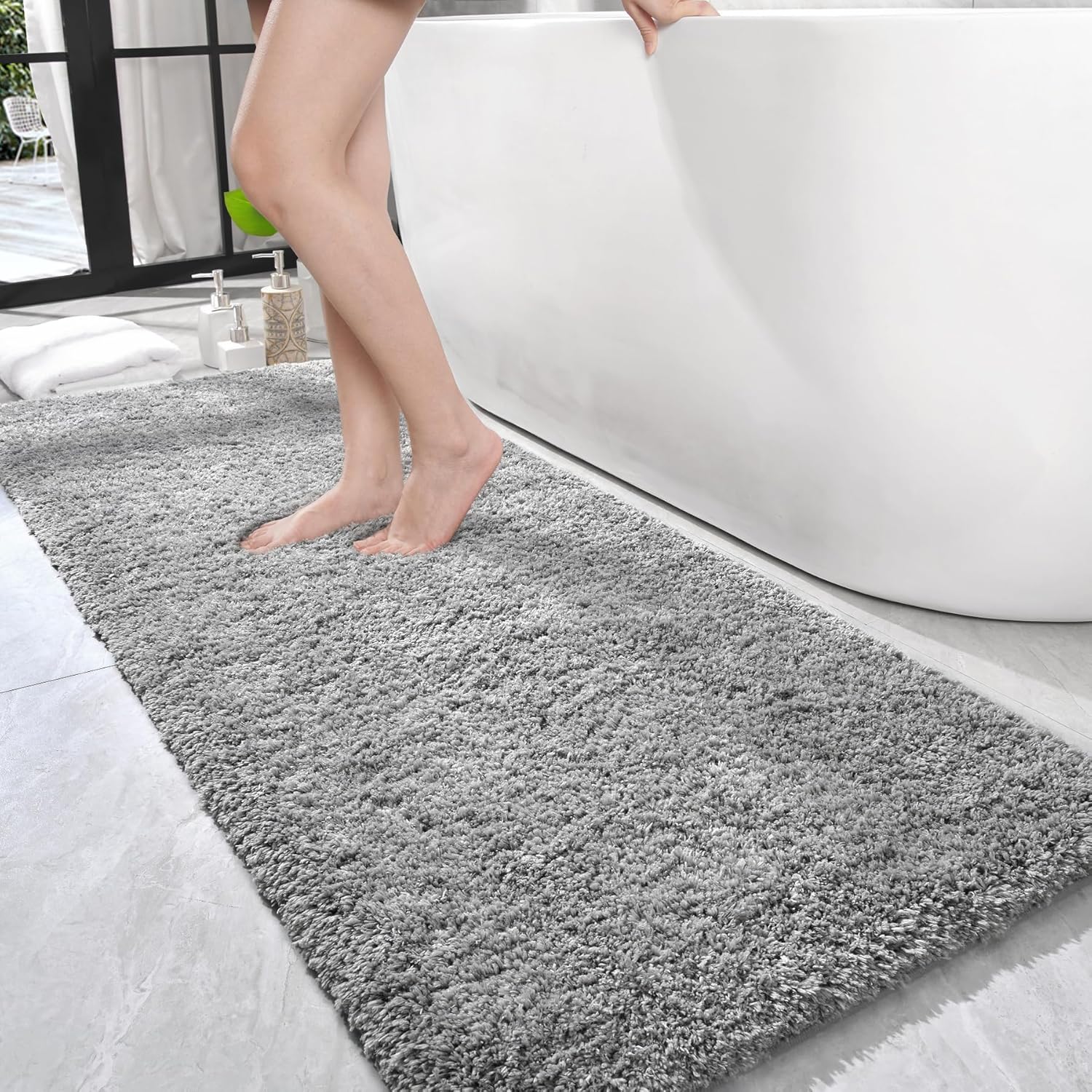LOCHAS Bathroom Rug Runner 24x70 Inch for Soft Comfort