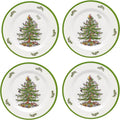 Spode Christmas Tree Melamine Salad Plate Set of 4 - Festive
