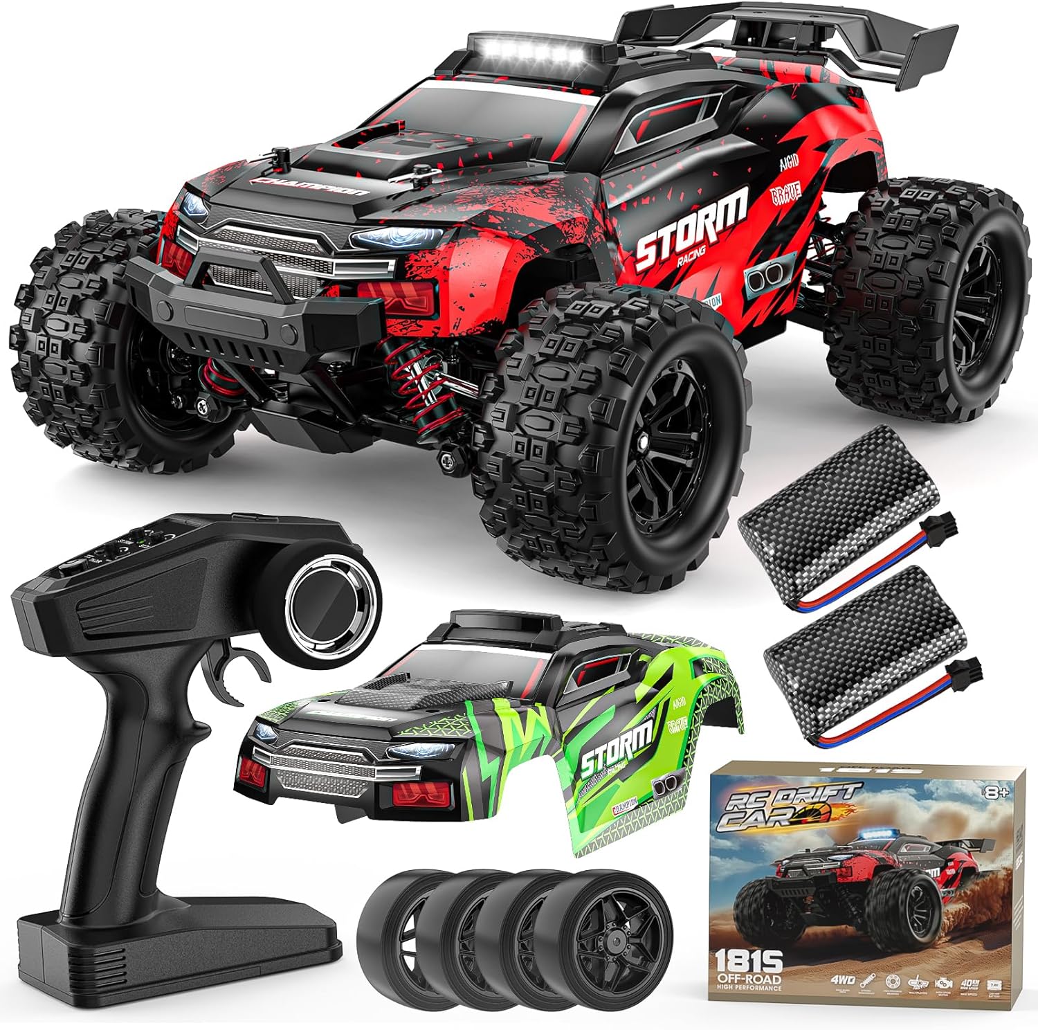 1:18 RC Cars with High Speed 40 KM/H for All Terrain Fun
