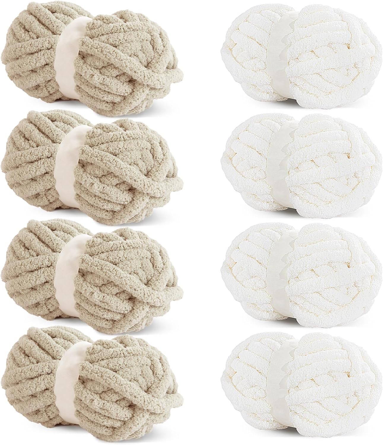 HOMBYS Chunky Yarn for Crocheting - Super Bulky Soft Chenille