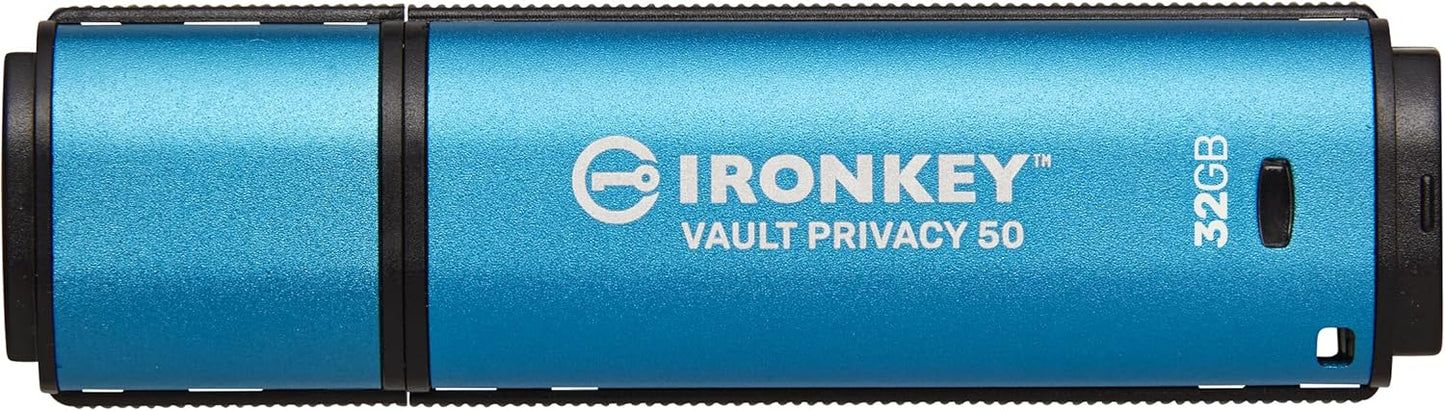 Kingston Ironkey Vault Privacy 50 USB 32GB Drive with Security