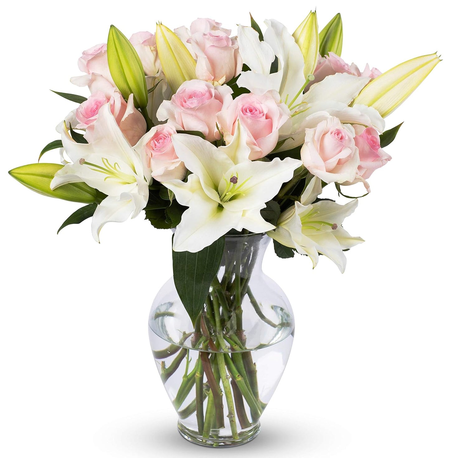 Oriental Lilies & Pink Roses Bouquet for Every Occasion