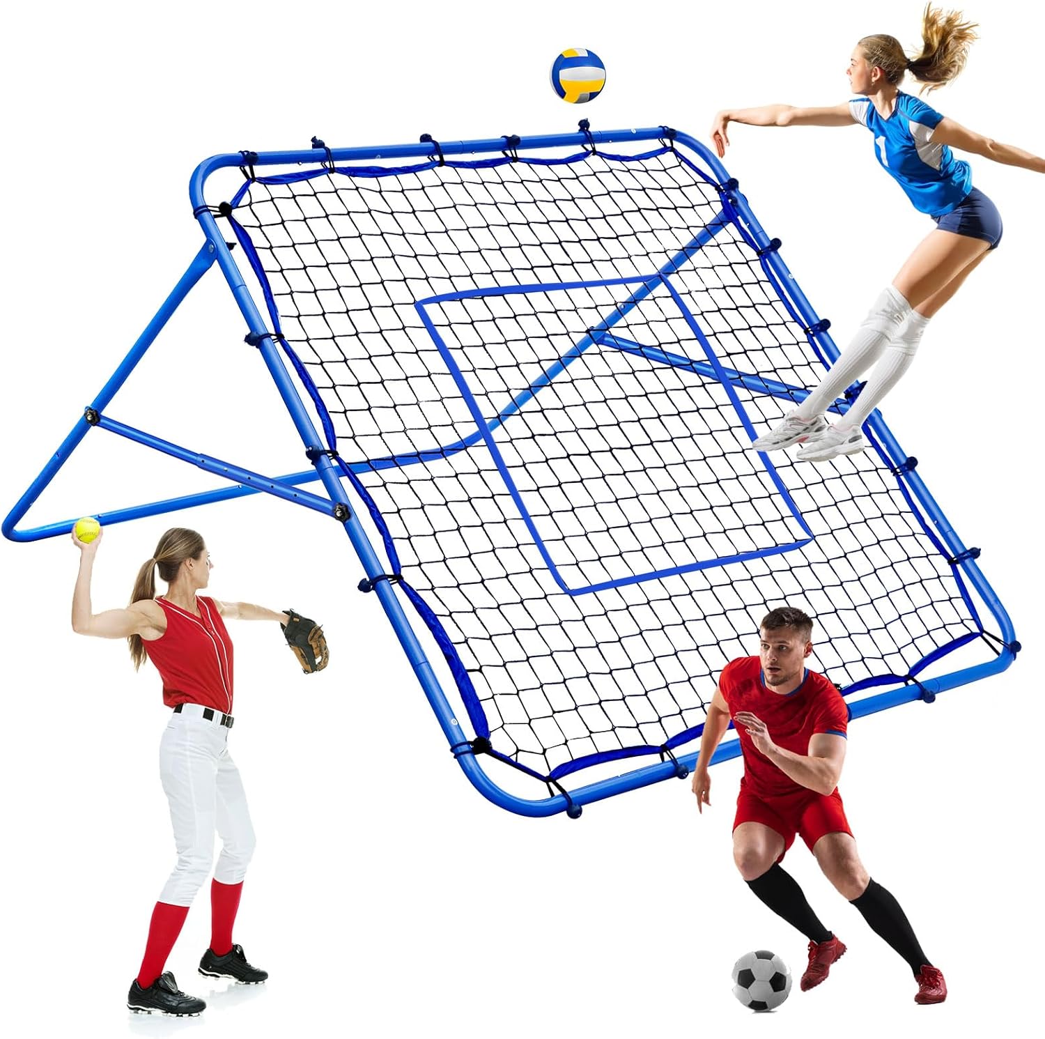 Volleyball Rebounder Net for Soccer and Baseball Training