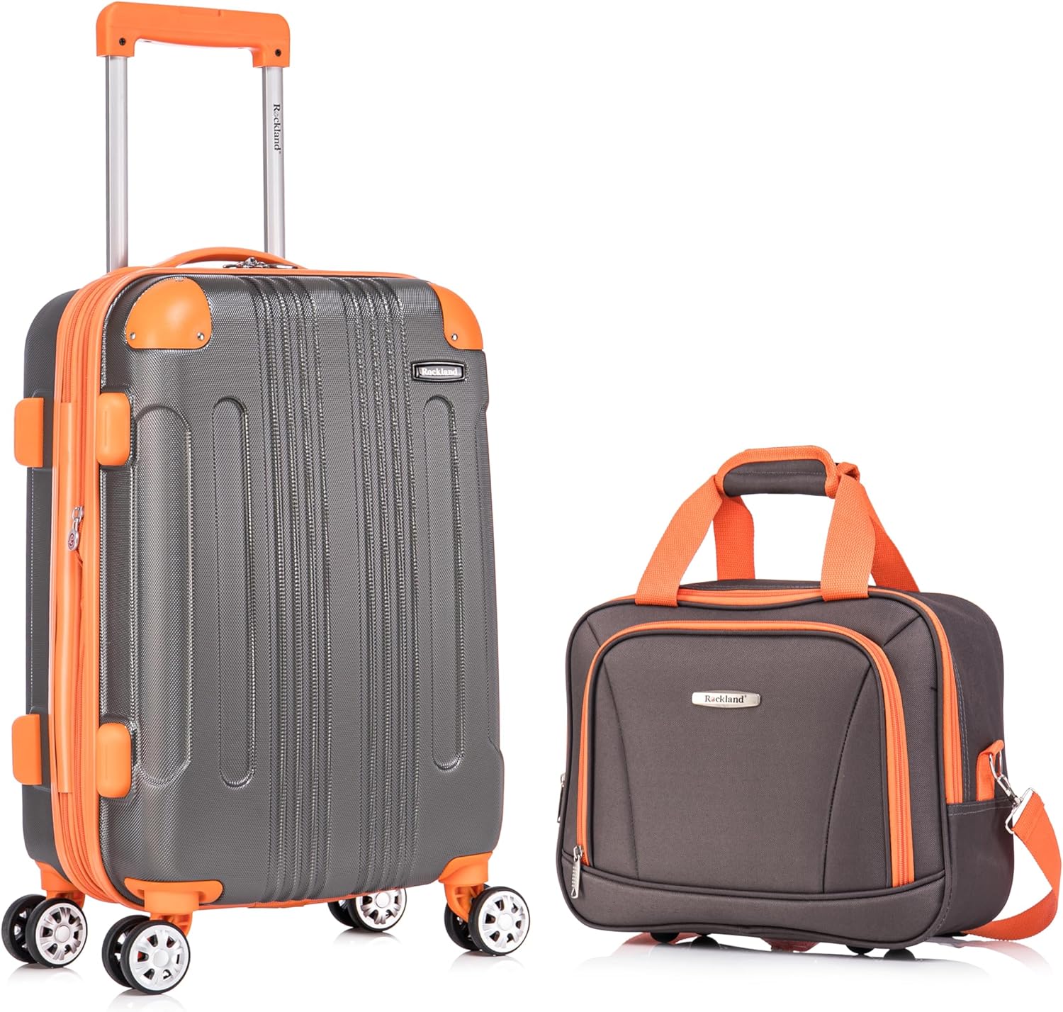 Rockland London Hardside Expandable Luggage Set with Spinner Wheels