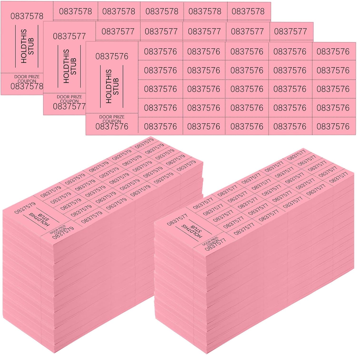 Kosiz 2000 Sheets Raffle Ticket for Events and Auctions