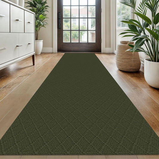 KOZYFLY Runner Rug 2x10 Ft Washable Non Slip for Hallways