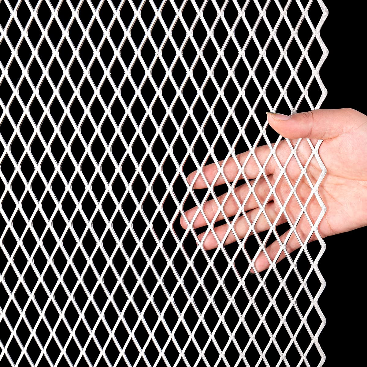 14 Gauge Stainless Expanded Metal Grate for Screen Doors & More
