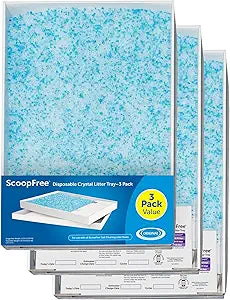 PetSafe ScoopFree Crystal Litter Tray Refills for Odor Control