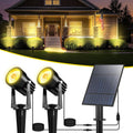 T-SUN Solar Spotlights 2W Outdoor LED Landscape Spot Light - Warm