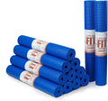 UPWARD FIT 3mm Thick Non Slip Yoga Mat Bundle: 24 Pack Dark Blue Mats for Home & Studios