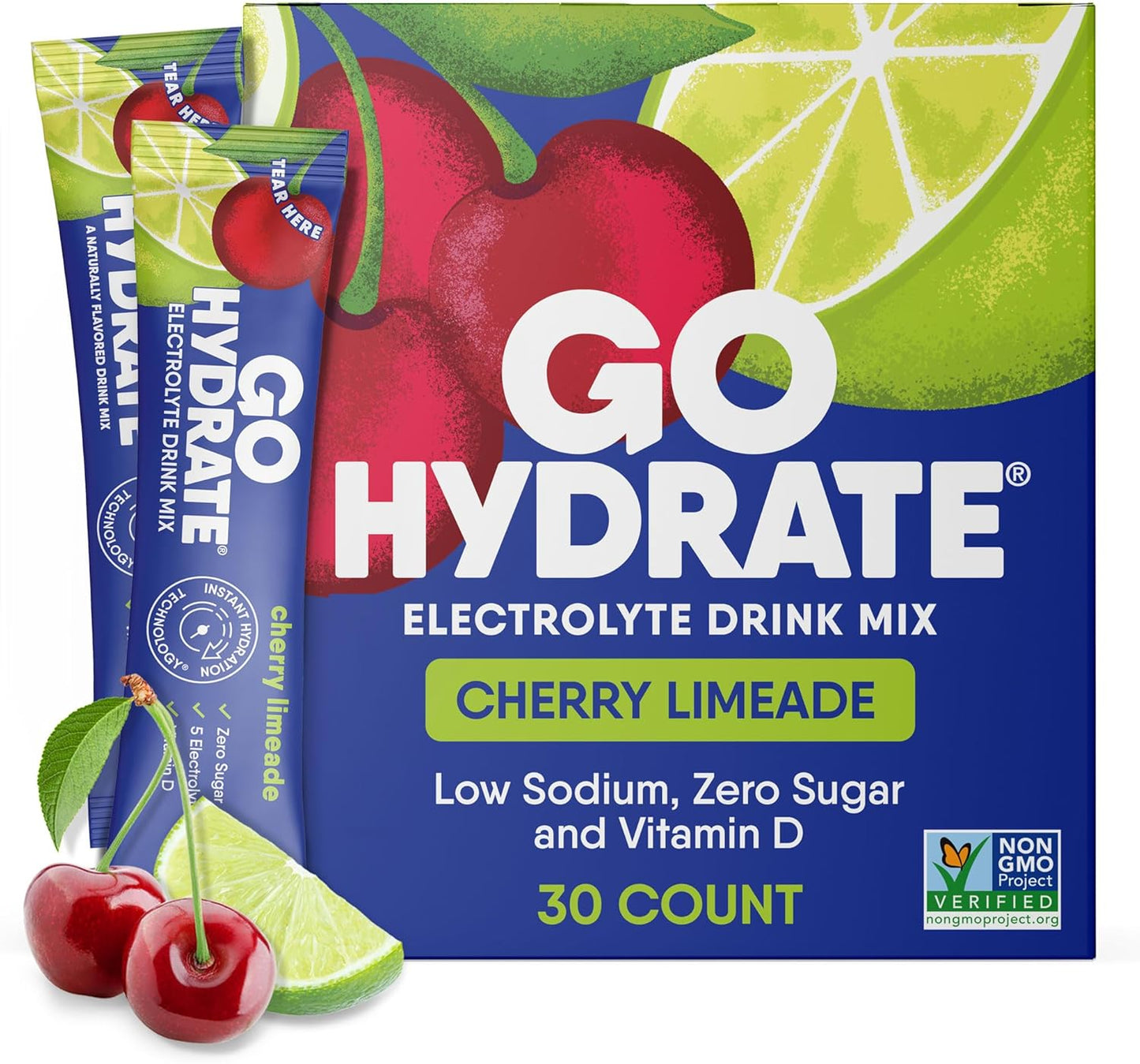 GoHydrate Instant Hydration Powder Packets for Quick Rehydration