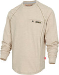 FR Shirts for Men Melt Pocket Lightweight Crew T-Shirt NFPA2112 CAT2