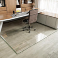 Tempered Glass Chair Mat for Hardwood Floors & Carpets - Durable Floor
