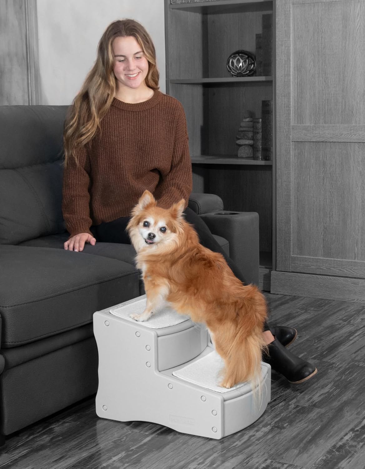 Pet Gear Easy Step II Pet Stairs for Cats and Dogs Up to 75 lbs