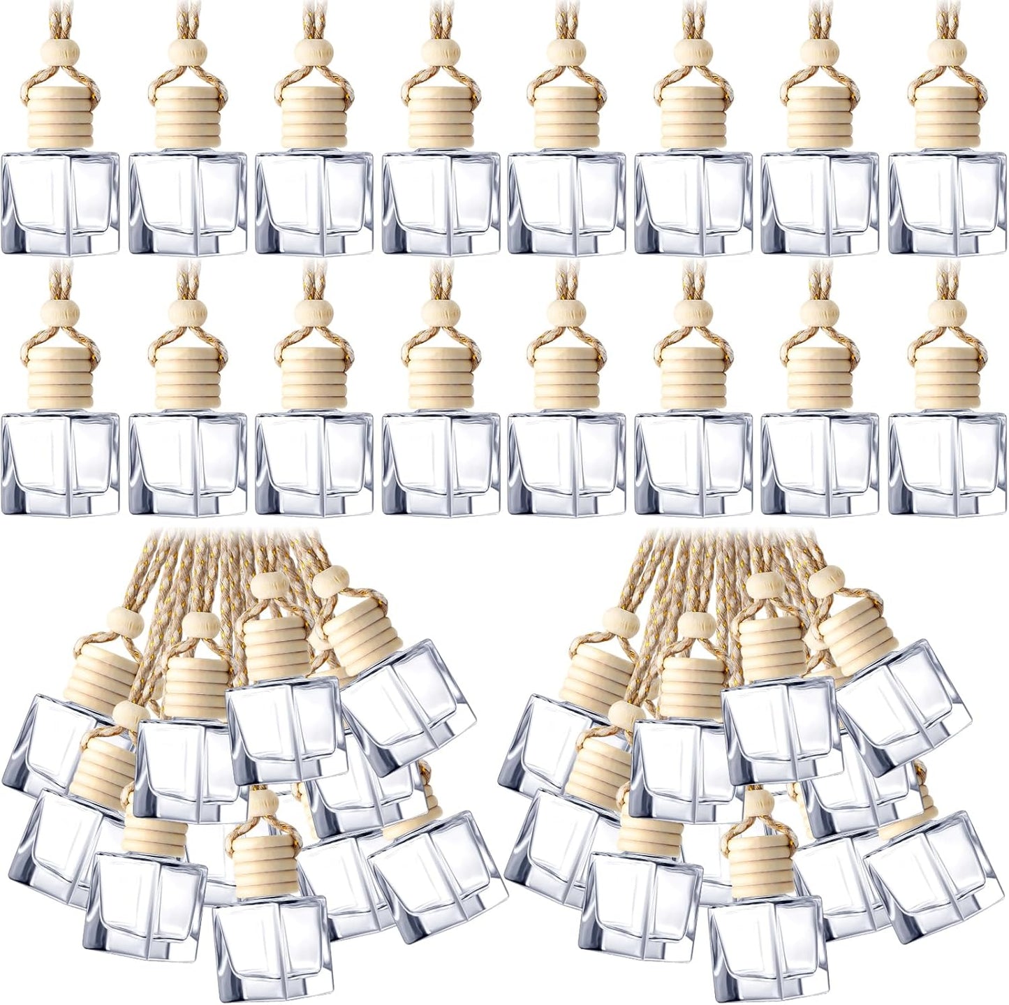 200 Pcs Hanging Car Diffuser Bottles for Essential Oils