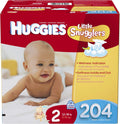Huggies Little Snugglers Diapers Size 2 204 Count - Gentle Leak