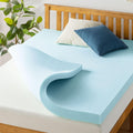 4 in Ventilated Memory Foam Topper Twin - Cooling Gel Infusion