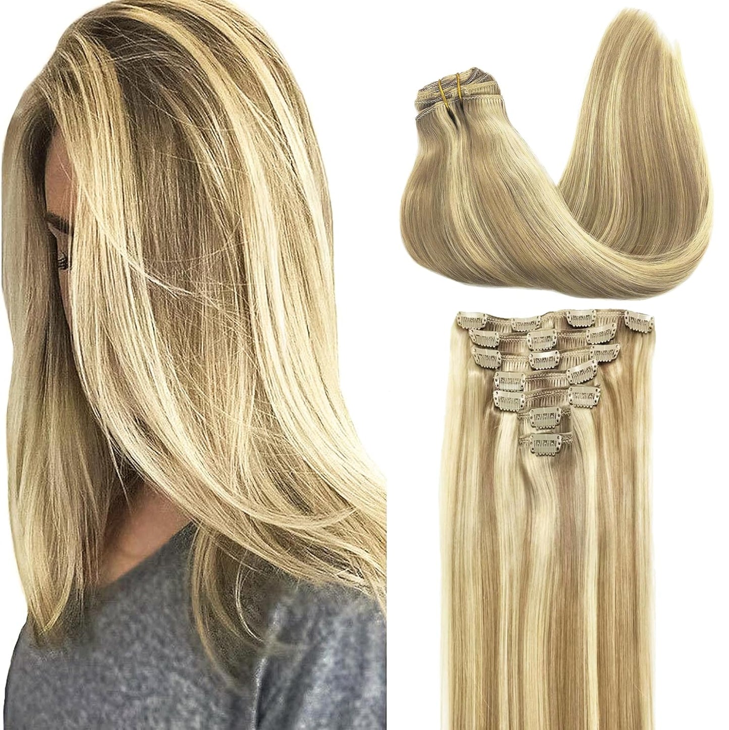 GOO GOO Clip in Hair Extensions for Luxurious Volume and Style