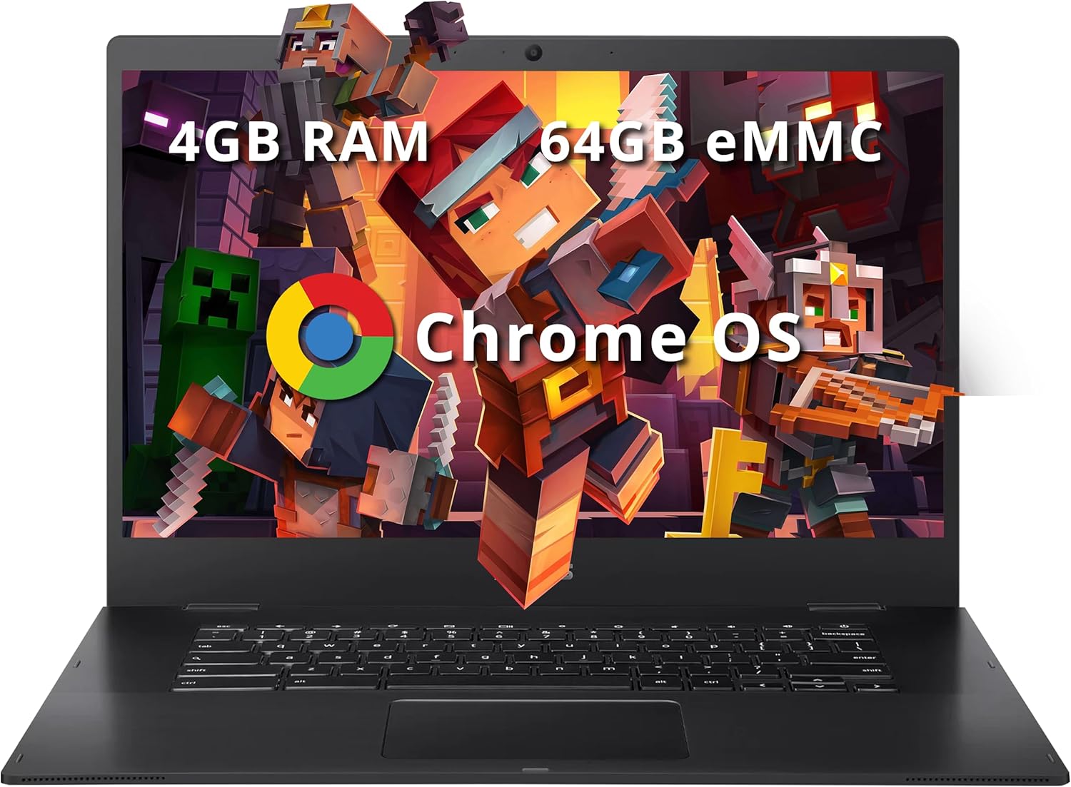 ASUS CX1500CNA Chromebook: 15.6 HD Laptop with Intel Celeron