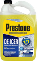 De-Icer Windshield Washer Fluid 1 Gallon Pack of 6 - Fast Ice Removal