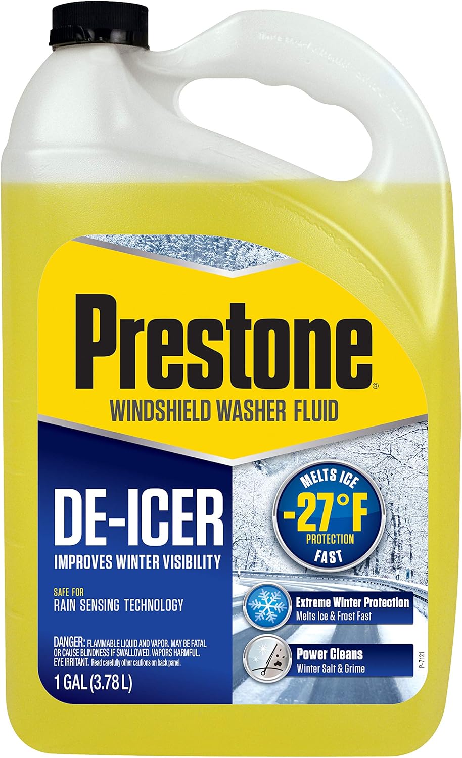 Prestone AS250-6PK De-Icer Windshield Washer Fluid for Frost