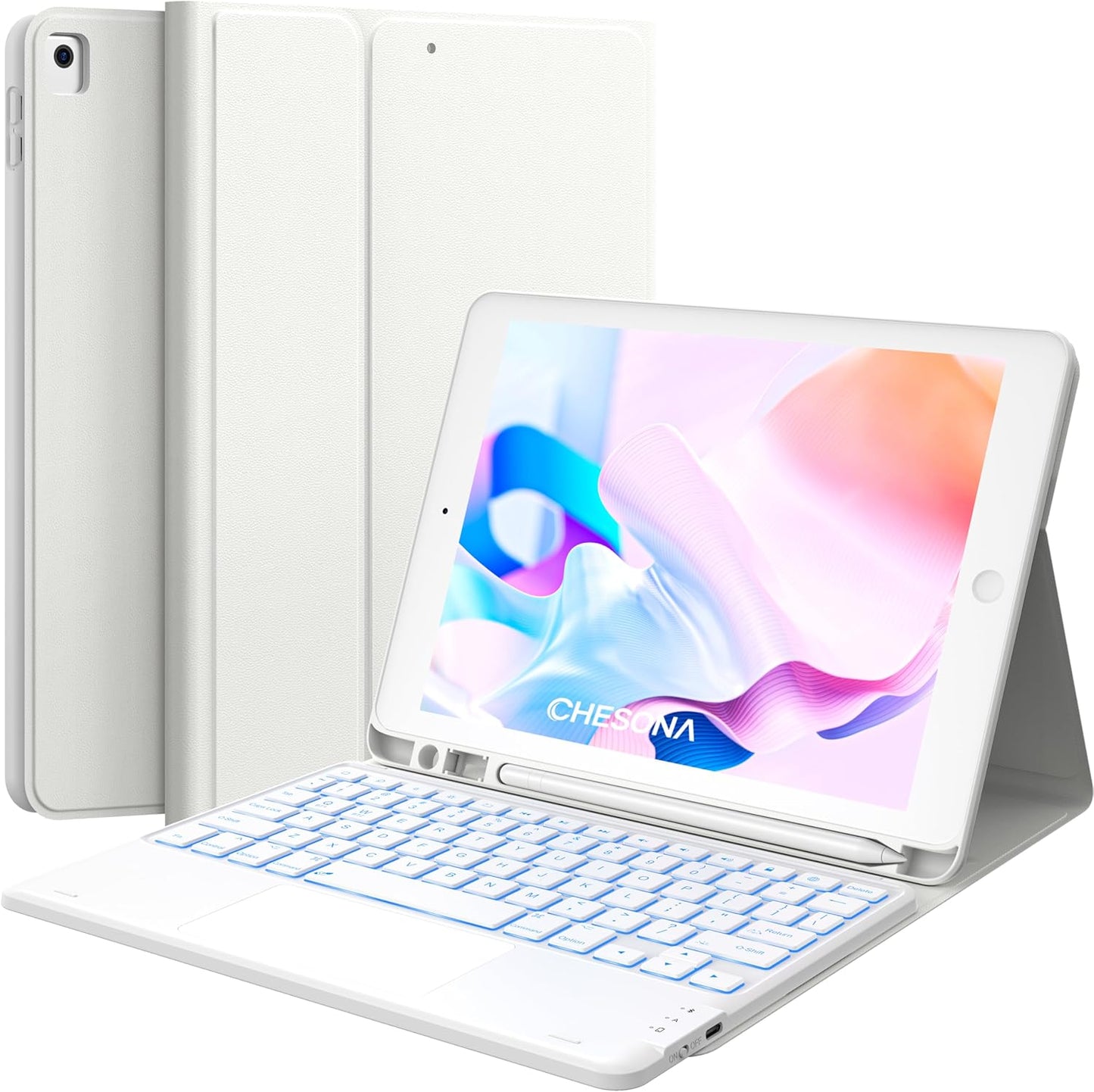 iPad 9th Generation Case with Keyboard and Multi-Touch Trackpad
