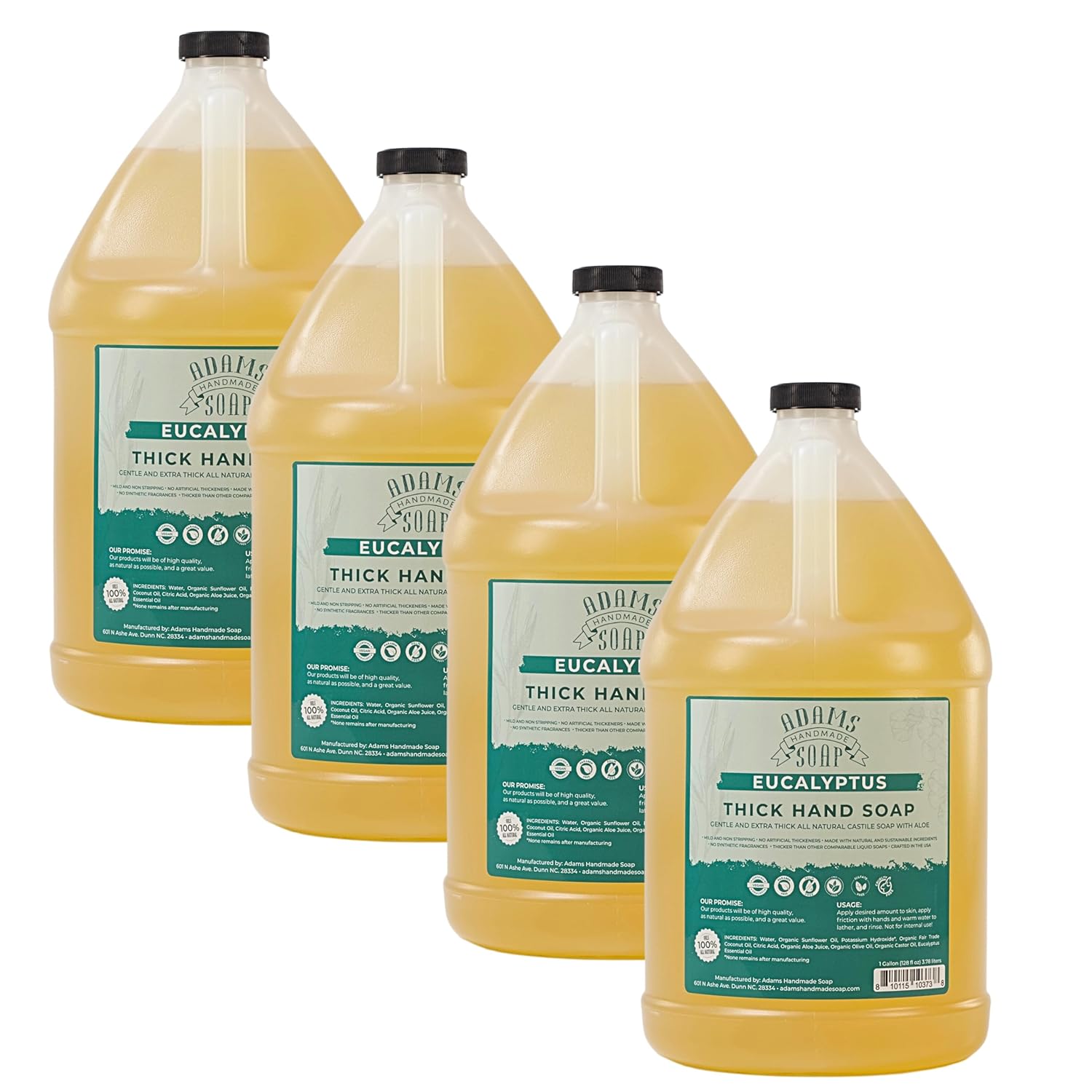 Thick Organic Castile Liquid Hand Soap Refill - Eucalyptus Scent