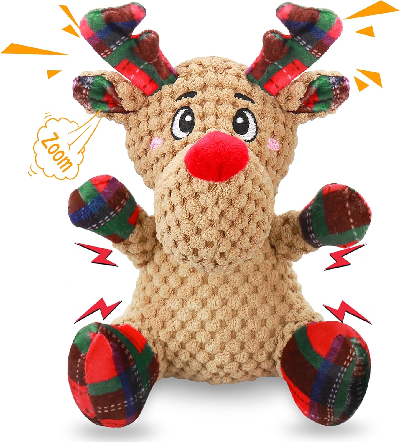 Interactive Squeaky Dog Toy for Training Fun