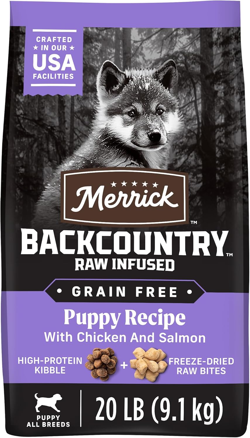 Merrick Backcountry Grain Free Dry Puppy Dog Food for Healthy Growth