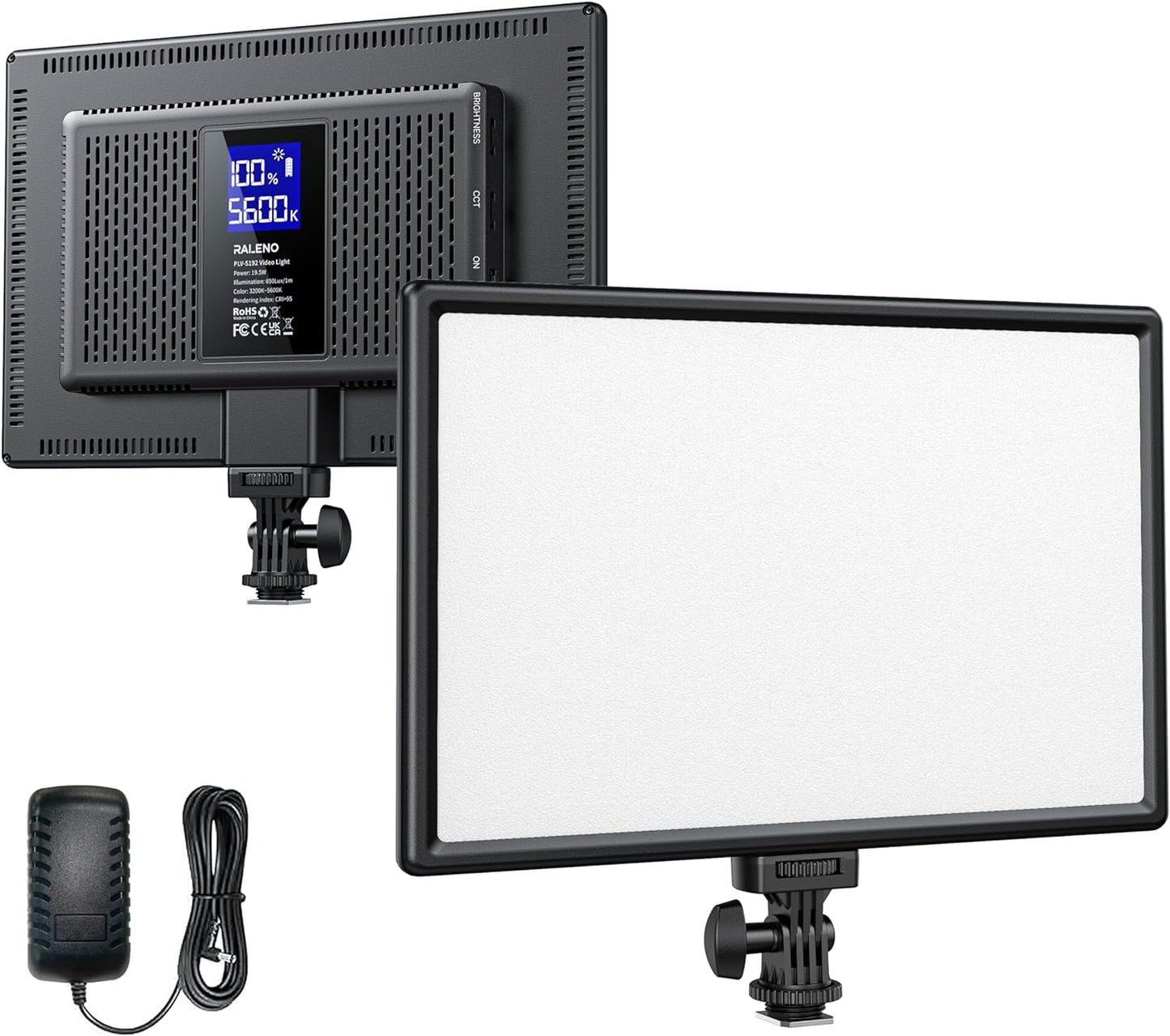 RALENO 19.5W LED Video Soft Light Panel for Photography Needs
