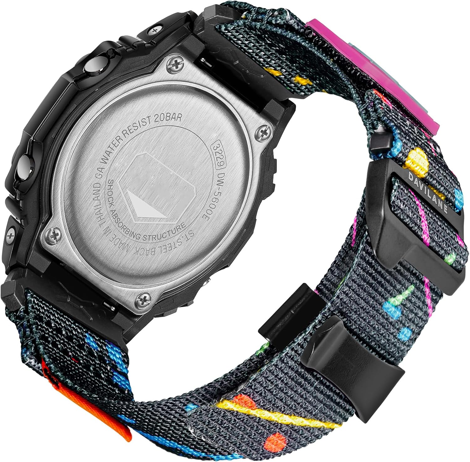 16mm Replacement Band for Casio G Shock with G-Hook Design