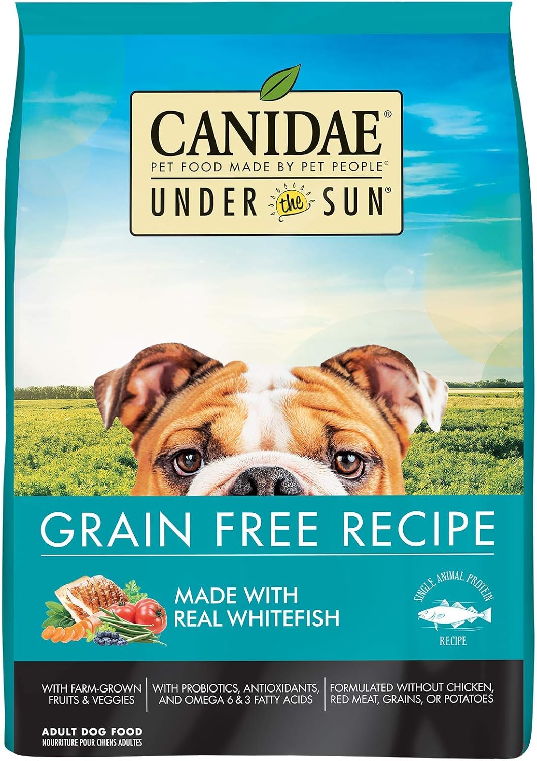 Canidae Under the Sun Grain Free Whitefish Recipe Dog Food Review